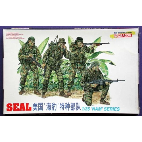 SEAL KIT 1:35 Dragon Kit Figure Militari Modellino Nuovo - Immagine 1 di 1