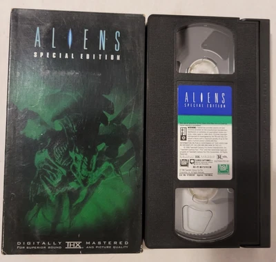 ALIENS SPECIAL EDITION (VHS-1986)HORROR-SIGOURNEY WEAVER-OOP-HTF-RARE - Image 1 of 4