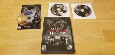Medal of Honor 10th Anniversary 2008 PC (DVD - ROM) EA Games CIB 8 Disc - Image 1 of 4
