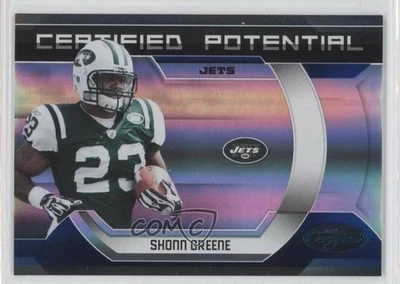 2009 Certified Certified Potential Blue /50 Shonn Greene #21 Rookie RC - Image 1 of 2