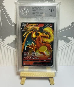 Pokemon Karte Charizard Glurak V 017 172 PGS 10 GEM MINT Englisch Holo Rare - Bild 1 von 9