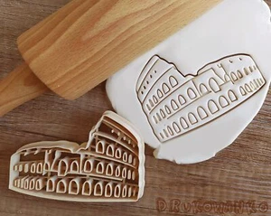 Coliseo Roma Símbolo Monumento Cortador de galletas Pastelería Fondant Edificio - Imagen 1 de 6