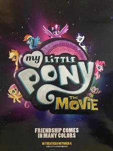 MY LITTLE PONY THE MOVIE POSTER 2 Sided ORIGINAL Advance 27x40 EMILY BLUNT - Picture 1 of 1