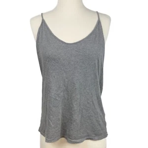 APOSTROPHE Canotta Donna Grigio in Camicia 100% Cotone Taglia Large - Foto 1 di 3