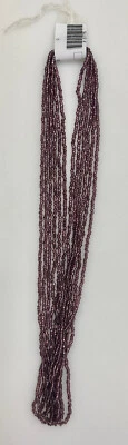 Half Hank of 10/0 Silver Lined Seed Beads - Purple - Image 1 of 2