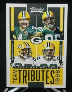 Classics Team Tributes #5 1996 Green Bay Packers Brett Favre 2016 - Imagen 1 de 2