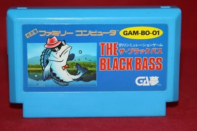 The Black Bass (Nintendo Famicom, 1987) Authentic Game Cartridge (GAM-BO-01) - Image 1 of 2