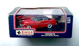 EAGLE COLLECTIBLES 1553 MERCURY CLUB COUPE  FIRE CHIEF CAR - 1:43 MIB