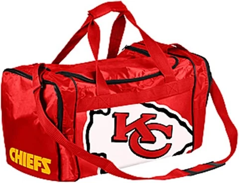 Kansas City Chiefs Duffle Bag Gym Swimming Carry On Travel Luggage Tote NEW Cover