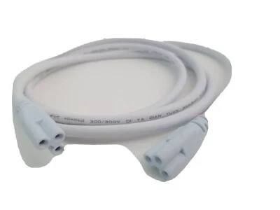 T8 T5 Integrated LED Tube Triple End Connector Cord Cable 59 Inch 3x0.5mm W-F - Image 1 of 4