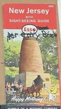 1961 Esso Travel Map of New Jersey