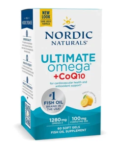 Nordic Naturals ULTIMATE Omega +CoQ10 Fischöl | Herz & Gehirn | 120 WEICHKAPSELN - Bild 1 von 7
