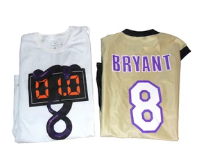 Kobe Bryant Bundle (Sz. M): 2002 Majestic Jersey + Nike 'Mamba Mentality' Shirt - Picture 1 of 14