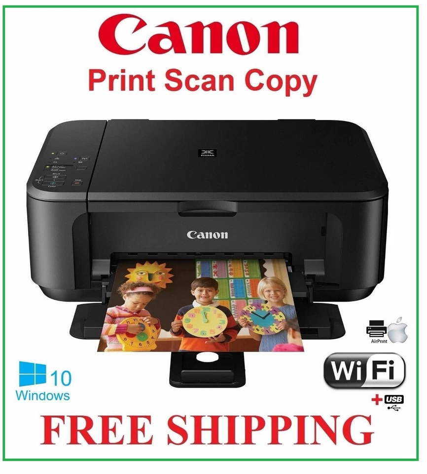 NEW Canon MG3620 Wireless Printer/Scan/Copy-Duplex-Photo Print-Back College Sale - Image 1 of 4