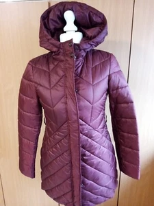 Damen Winter Steppmantel lang von Liu Jo Milano-Rotwein - Bild 1 von 3