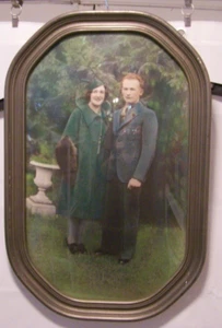 Foto 1930-1940 Ära Photo eines jungen Paares - Bild 1 von 4