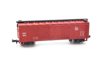 Model Power 3461 New Jersey Central Outside Wood Sheathed 40' Box Car N Scale - Image 1 of 3