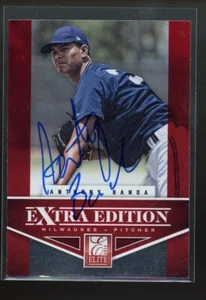 2012 Panini ANTHONY BANDA Signed Card RAYS DBACKS rc auto DODGERS - Picture 1 of 1