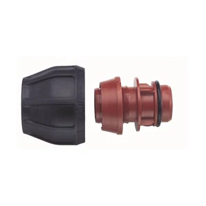 3x Philmac 40mm x 1-1/2" Rural Nut Conversion Assembly Poly Pipe Fittings Water - Foto 1 di 1