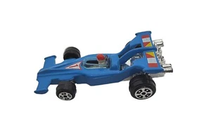 Vintage Yatming Racer #1301 Formel 1 Diecast Rennwagen blau Honda - Bild 1 von 7