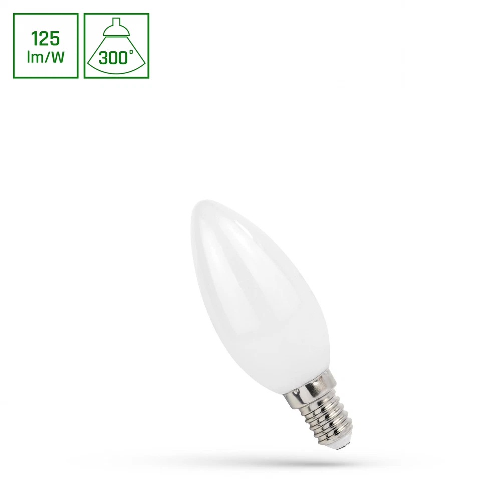 LED E14 6W 230V CA Cálido FILAMENTO COG 750 Lúmenes 300° - Imagen 1 de 1