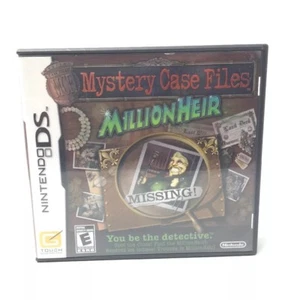 NNINTENDO DS MYSTERY CASE FILES MILLIONHEIR DETECTIVE RESUELVE MISTERIO - Imagen 1 de 1