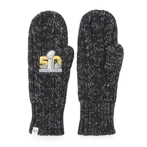 Women's NFL 2016 Super Bowl 50 Embroidered Fiona Mittens by '47 - Picture 1 of 1