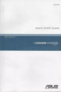ASUS VH226 Series LCD Monitor Quick Start Guide & Warranty Booklet - Picture 1 of 2