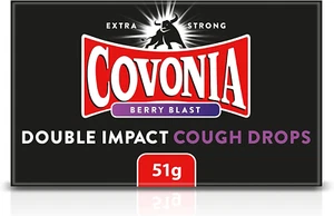 Covonia Cough Drops Berry Blast 51g Extra Strong Menthol Vapour Soothing Relief - Picture 1 of 8