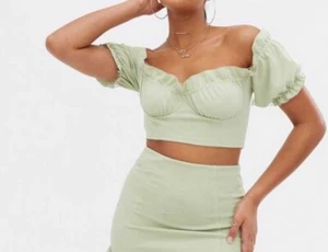 Pink Vanilla Crop Top Size S VGC - Picture 1 of 4