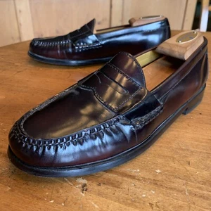 Cole Haan Burgundy Penny Loafers Mens 8.5 D - Picture 1 of 9