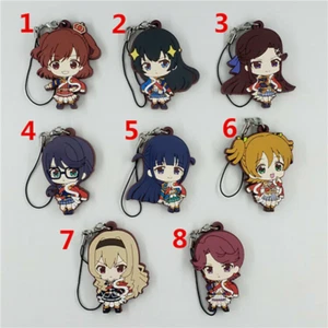 Anime Revue Starlight rubber Keychain Key Ring Race Straps Cosplay - Picture 1 of 1