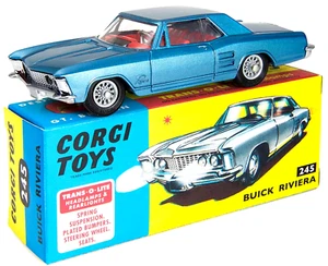 wonderful CORGI-model BUICK RIVIERA -bluemetallic - edition 2025 made in China - Picture 1 of 4