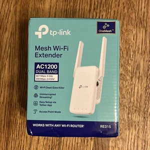TP-Link AC1200 WiFi Extender, 2024 Wirecutter Best WiFi Extender, 1.2Gbps - Picture 1 of 3