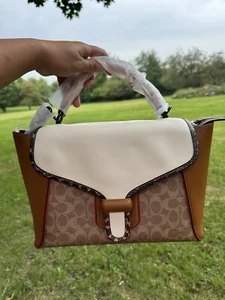 Bolso Bandolera Coach Courier Carryall 23 Nuevo con Etiquetas Derrotado Regalo - Imagen 1 de 11
