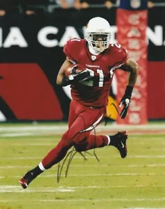 PATRICK PETERSON SIGNED ARIZONA CARDINALS FOOTBALL 8x10 PHOTO #1 NFL EXACT PROOF - Bild 1 von 2