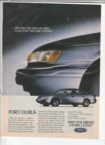 "Anuncio original de revista Ford Taurus 1993 ""just Like a Taurus" - Imagen 1 de 1
