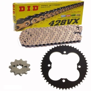Kit Chaîne Honda TRX 90 X 93-12 Chaîne DID 428 VX G&b Or 98 Ouvrir 13/50 - Picture 1 of 4