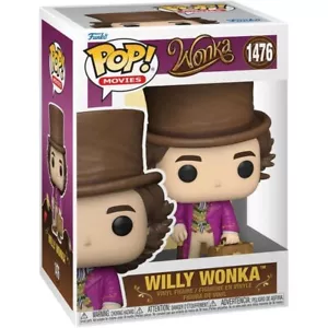 POP MOVIES WONKA - WILLY WONKA . 3.75" POP VINYL FIGURE FUNKO 1476 BRAND NEW - Picture 1 of 3