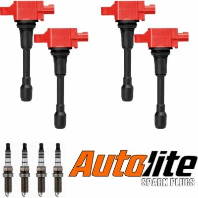 Bobina de encendido Energy y bujía Autolite Platinum para Nissan Altima L4 UF509 Foto 1 de 4