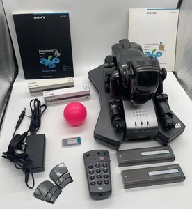 Juguete robot negro Sony Aibo ERS-111 perro mascota - funcionando - probado - leer - Imagen 1 de 24
