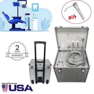 Mobile Case Delivery Unit Air Compressor Suction 3 Way-Springe 4H 550W+gift - Picture 1 of 20