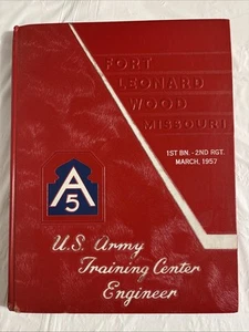 U.S. Army Training Center 1957 yearbook (Engineer) Fort Leonard Wood, 1st Batt. - Picture 1 of 6