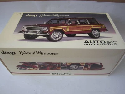 AUTOart 1/18 Scale JEEP Grand Wagoneer Red Diecast Model Car - Image 1 of 4