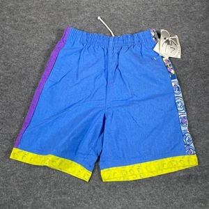 VTG Ocean Pacific Shorts Youth XL Swim Trunks Abstract Print Cotton 90s Surf - Picture 1 of 13