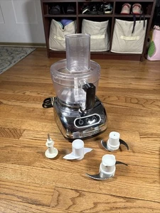 KitchenAid 9-Cup Food Processor Model KFP740CR0 Chrome & Accessories Kitchen Aid - Picture 1 of 9