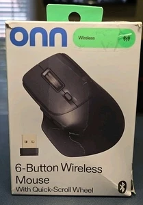 Ratón inalámbrico ergonómico onn 6 botones 2,4 GHz negro - Imagen 1 de 3