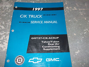1997 CHEVY TAHOE CK C/K TRUCK A/C Service Shop Repair Manual SUPPLEMENT