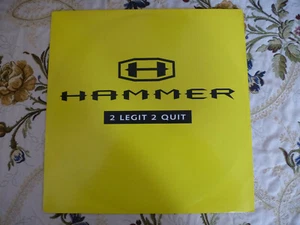 MC HAMMER TO LEGIT TO QUIT ORIGINAL 1991 CAPITOL RECORDS UK 12" VINYL SINGLE - Picture 1 of 6
