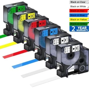 Etikettenband 45010 45018 45013 45019 45016 12 mm für Dymo D1 Etikettenmanager 160 280 - Bild 1 von 30
